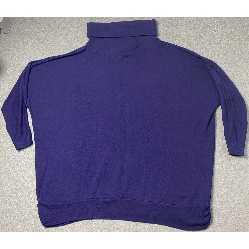 Lane Bryant Oversized Turtle Neck Sweater Size 26/28 Navy